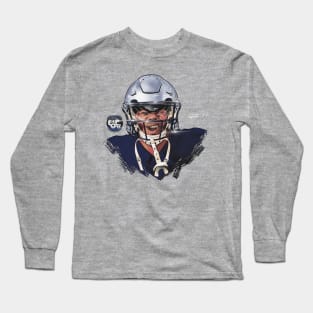 Damien Harris New England Platinum Long Sleeve T-Shirt